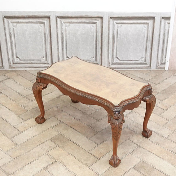 1930年頃 ビーチ材 イギリス アンティーク・コーヒーテーブル