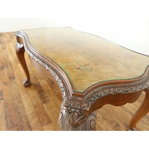 1930年頃 ビーチ材 イギリス アンティーク・コーヒーテーブル