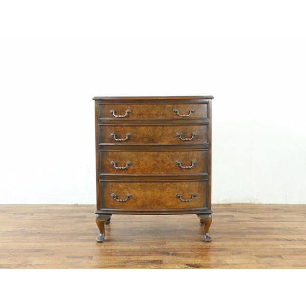 1930年頃 ウォールナット材 イギリス アンティーク・チェスト