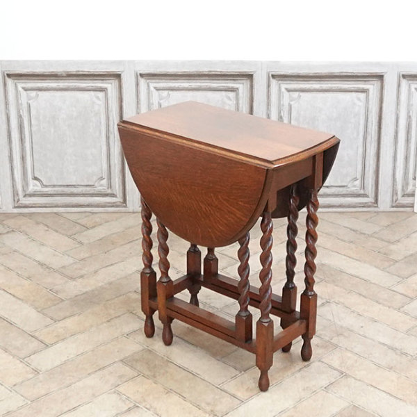 1920年頃 オーク材 イギリス アンティーク・サイドテーブル