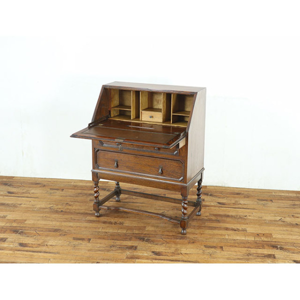 1920年頃 オーク材 イギリス アンティーク・ビューロー antique80840