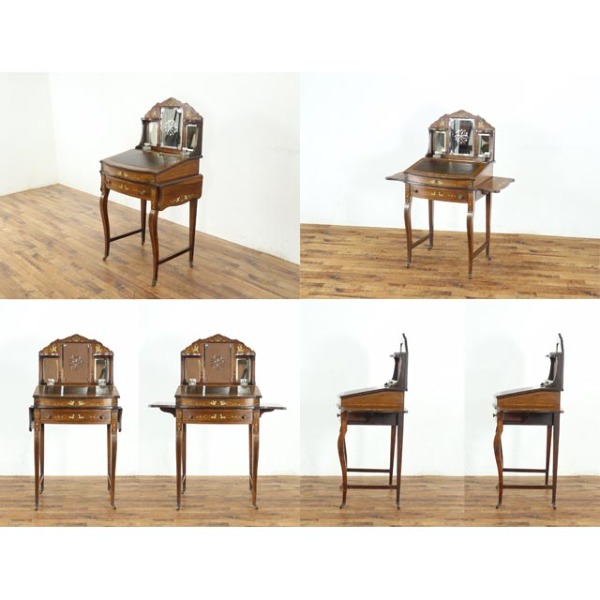 1910年頃 ローズウッド材 イギリス アンティーク・デスク antique80848