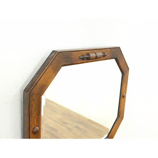 1920年頃 オーク材 イギリス アンティーク・ミラー antique80851 新着