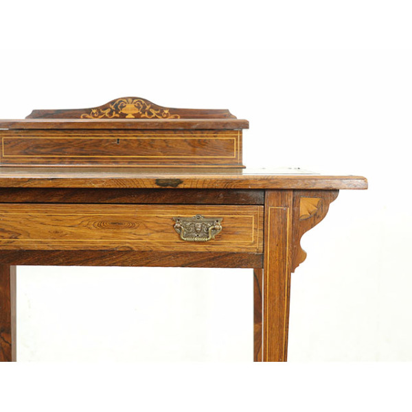 1910年頃 ローズウッド材 イギリス アンティーク・デスク antique80855