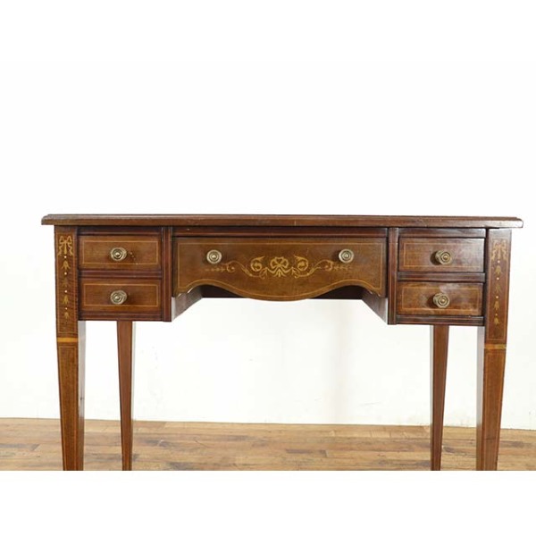 1910年頃 マホガニー材 イギリス アンティーク・デスク antique80858