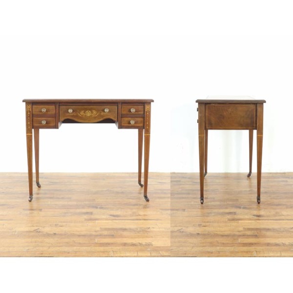 1910年頃 マホガニー材 イギリス アンティーク・デスク antique80858