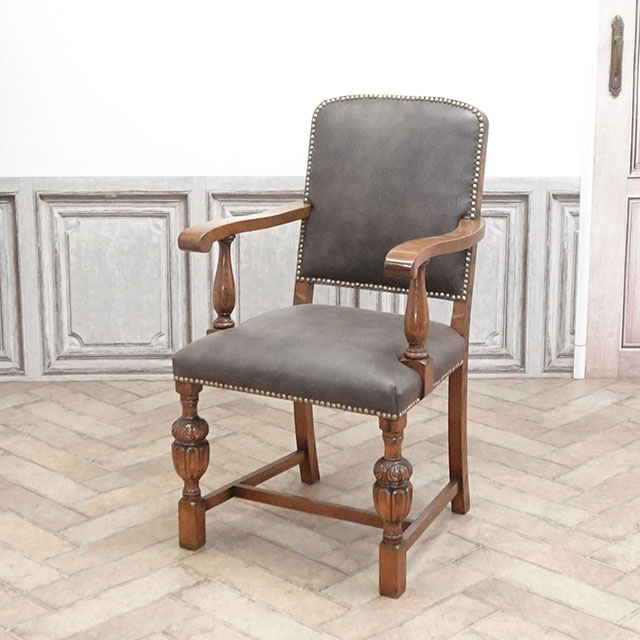 1940年頃 オーク材 イギリス アンティーク・チェア antique80871a 新着