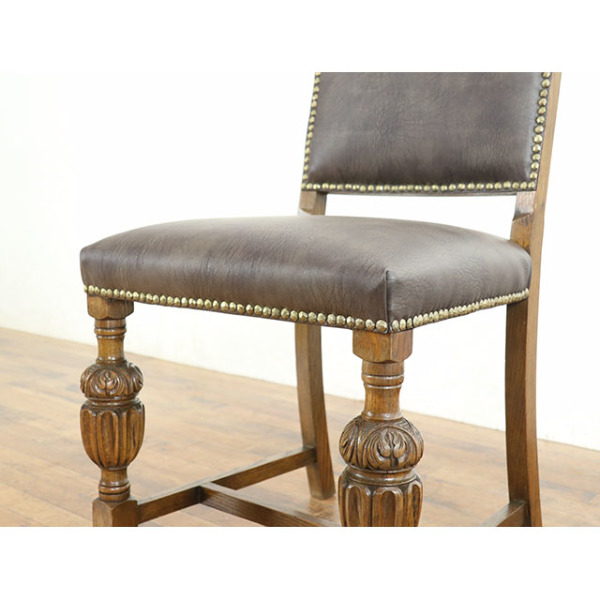 アンティーク調　家具 1940年頃 オーク材 イギリス アンティーク・チェア antique80871c 新着