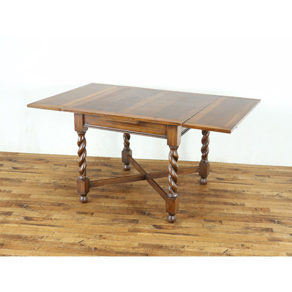 1920年頃 オーク材 イギリス アンティーク・ダイニングテーブル