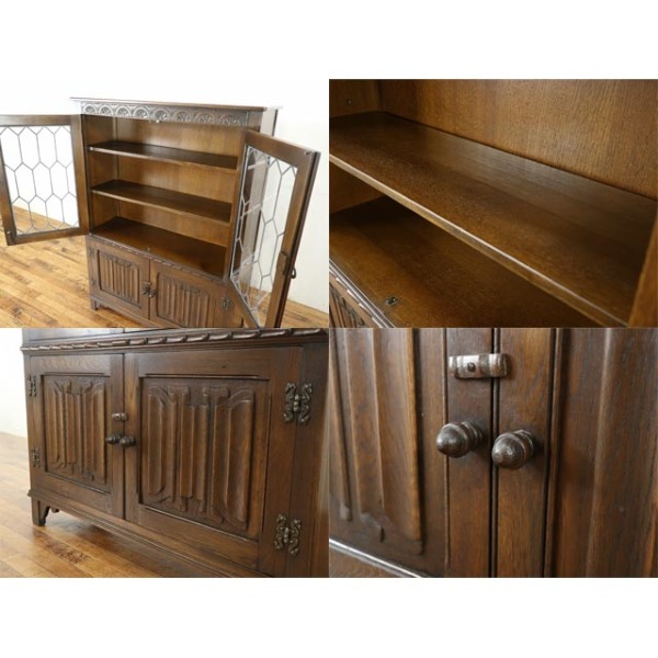 1950年頃 オーク材 イギリス アンティーク・ブックケース antique80885