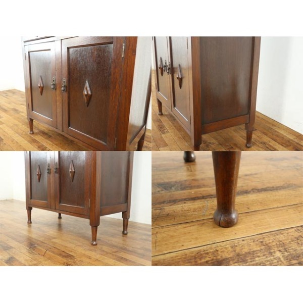 1920年頃 オーク材 イギリス アンティーク・キャビネット antique81017