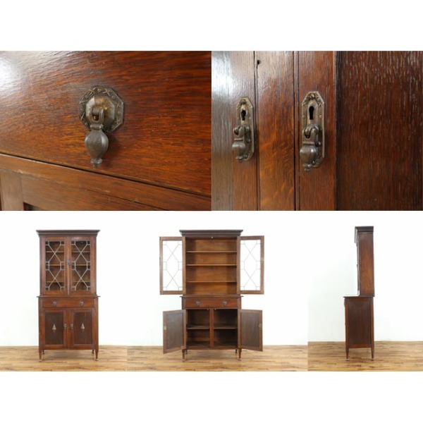 1920年頃 オーク材 イギリス アンティーク・キャビネット antique81017