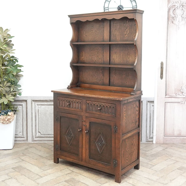 1940年頃 オーク材 イギリス アンティーク・カップボード antique81035