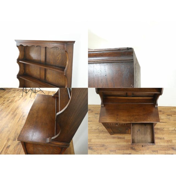 1940年頃 オーク材 イギリス アンティーク・カップボード antique81035