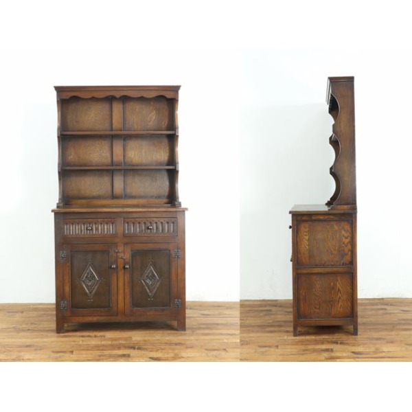 1940年頃 オーク材 イギリス アンティーク・カップボード antique81035