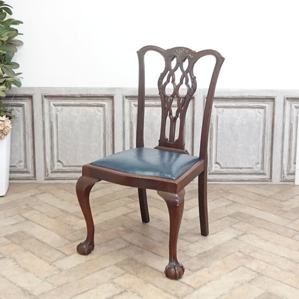 1920年頃 マホガニー材 イギリス アンティーク・チェア antique81036c
