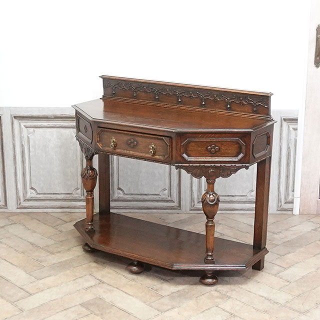 1910年頃 オーク材 イギリス アンティーク・コンソール antique81082
