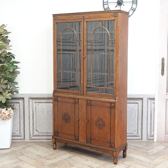 1930年頃 オーク材 イギリス アンティーク・ブックケース antique81083