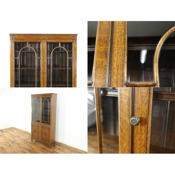 1930年頃 オーク材 イギリス アンティーク・ブックケース antique81083