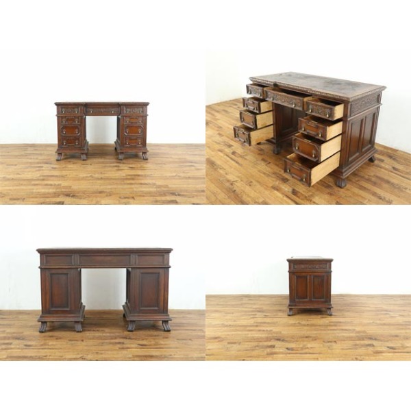 1920年頃 オーク材 イギリス アンティーク・デスク antique81087 新着