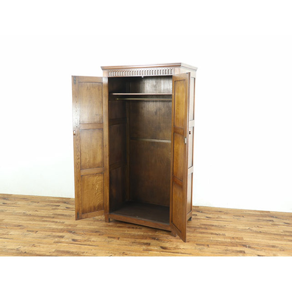 1940年頃 オーク材 イギリス アンティーク・ワードローブ antique81100