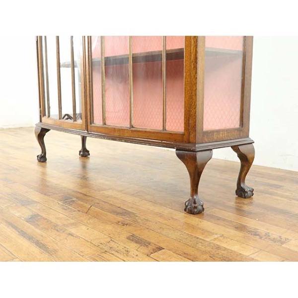 1920年頃 オーク材 イギリス アンティーク・ショーケース antique81101
