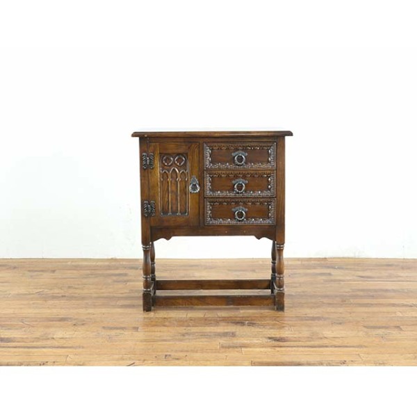 1960年頃 オーク材 イギリス アンティーク・キャビネット antique81107