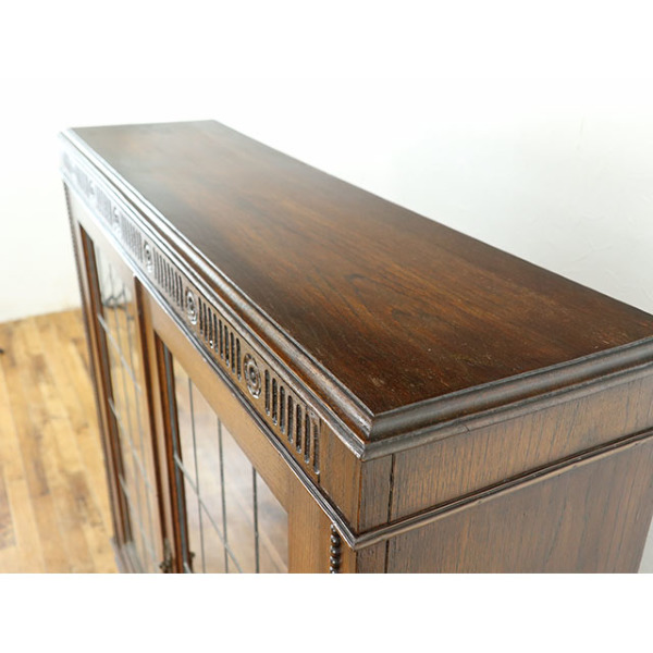 イギリス アンティーク家具 ブックケース 1950年頃 762A 1920年頃 オーク材 イギリス アンティーク・ブックケース antique81146