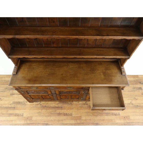 1930年頃 オーク材 イギリス アンティーク・カップボード antique81122
