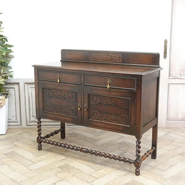 1920年頃 オーク材 イギリス アンティーク・サイドボード antique81126