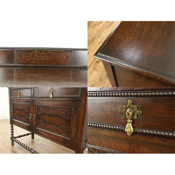 1920年頃 オーク材 イギリス アンティーク・サイドボード antique81126