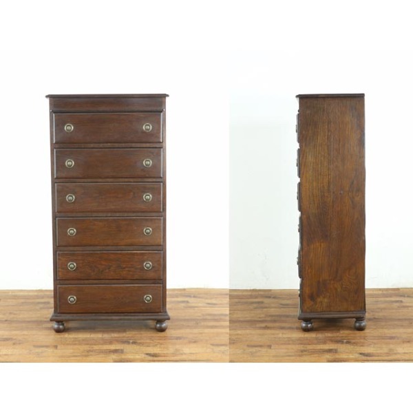 イギリス アンティーク家具 チェスト 1930年頃 833A 1930年頃 オーク材 イギリス アンティーク・チェスト antique81131