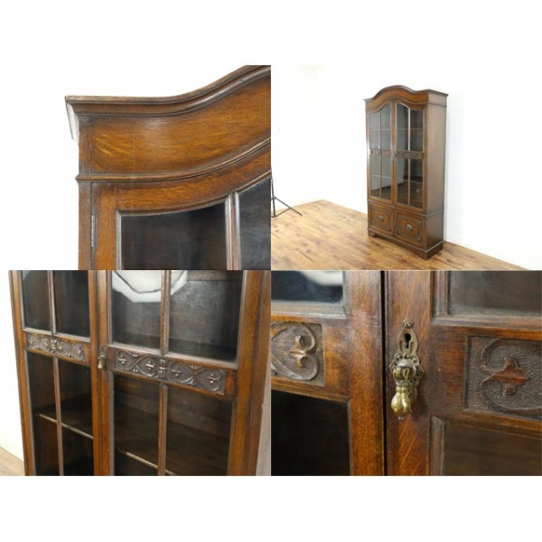 1920年頃 オーク材 イギリス アンティーク・ブックケース antique81135