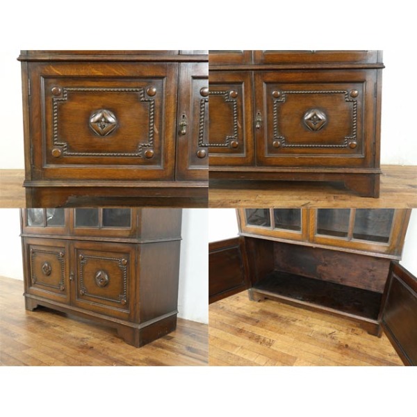 1920年頃 オーク材 イギリス アンティーク・ブックケース antique81135