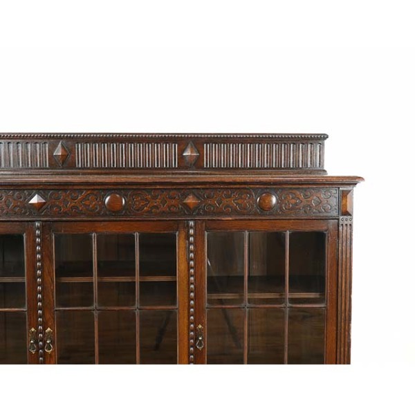 イギリス アンティーク家具 ブックケース 1950年頃 762A 1920年頃 オーク材 イギリス アンティーク・ブックケース antique81146