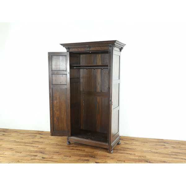 1920年頃 オーク材 イギリス アンティーク・ワードローブ antique81140