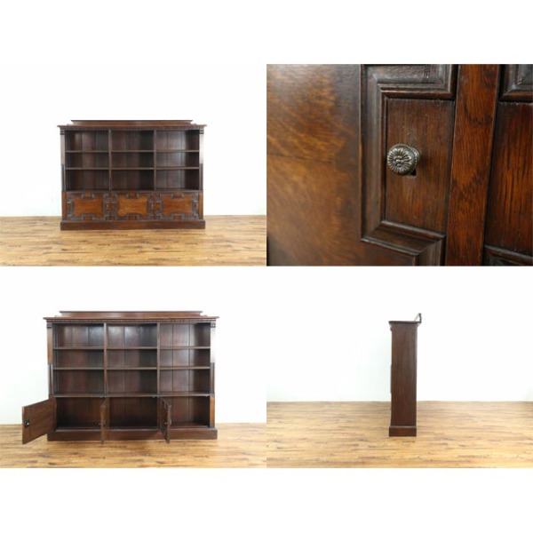 1920年頃 オーク材 イギリス アンティーク・ブックケース antique81146