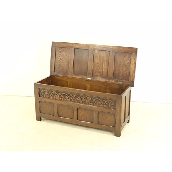 イギリス アンティーク家具 コファー 1930年頃 869A 1940年頃 オーク材 イギリス アンティーク・コファー antique81157