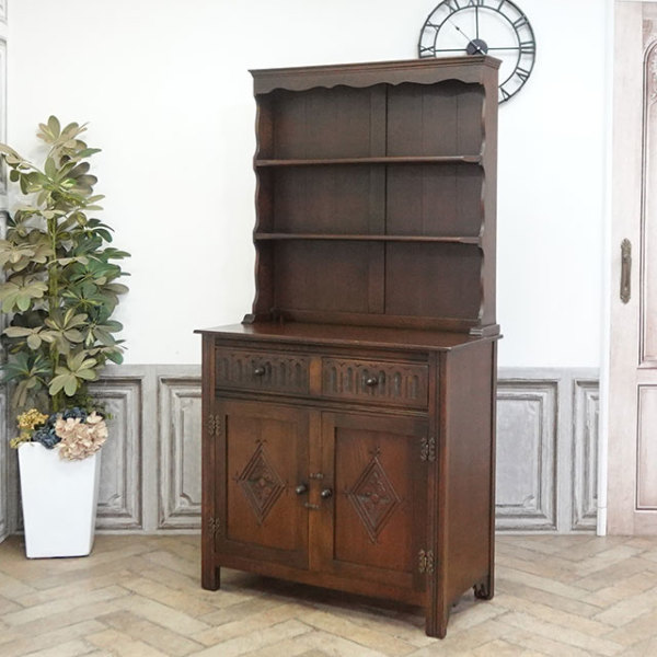 1940年頃 オーク材 イギリス アンティーク・カップボード antique81168