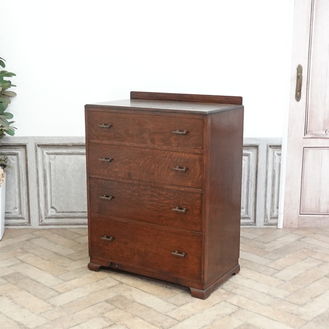 1930年頃 オーク材 イギリス アンティーク・チェスト antique81172