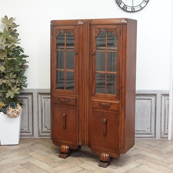 1930年頃 オーク材 イギリス アンティーク・ブックケース antique81195