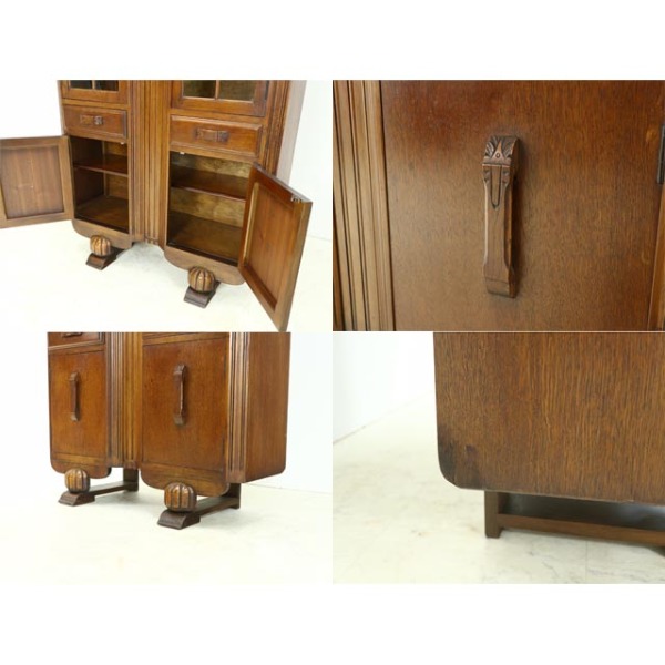 1930年頃 オーク材 イギリス アンティーク・ブックケース antique81195