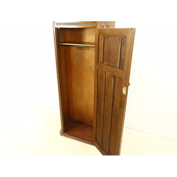 1930年頃 オーク材 イギリス アンティーク・ワードローブ antique81213