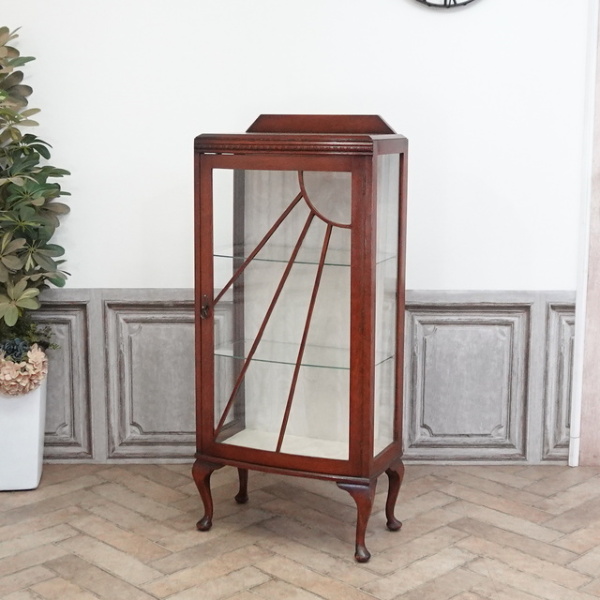 1930年頃 オーク材 イギリス アンティーク・ショーケース antique81243