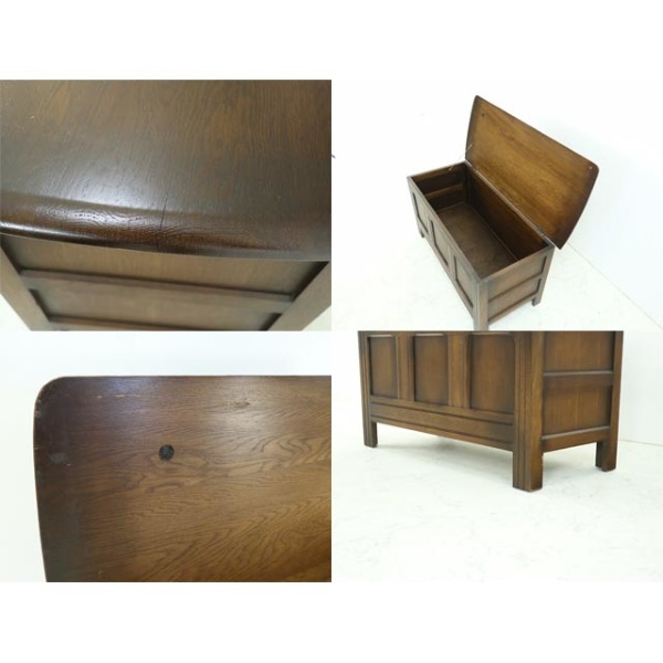 イギリス アンティーク家具 コファー 1940年頃 208B イギリス アンティーク家具 コファー 1940年頃 208B 1940年頃 オーク材