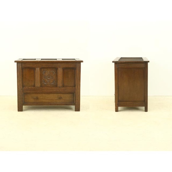 1940年頃 オーク材 イギリス アンティーク・コファー antique81266