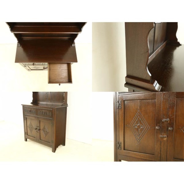 1940年頃 オーク材 イギリス アンティーク・カップボード antique81278