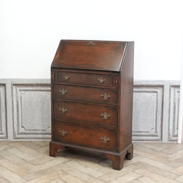 イギリス アンティーク家具 ライティングビューロ 1930年頃 824A 1930年頃 オーク材 イギリス アンティーク・ビューロー antique81323