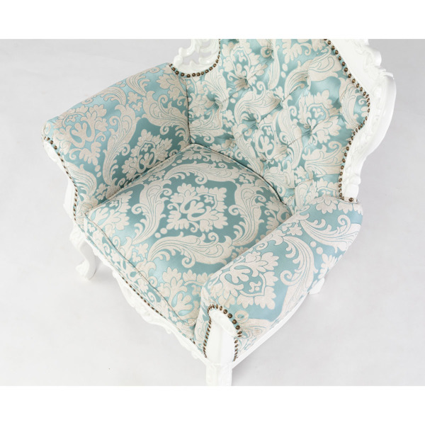 1人掛けソファ・アンティークテイスト E1006-1-SH-18F66B ソファ