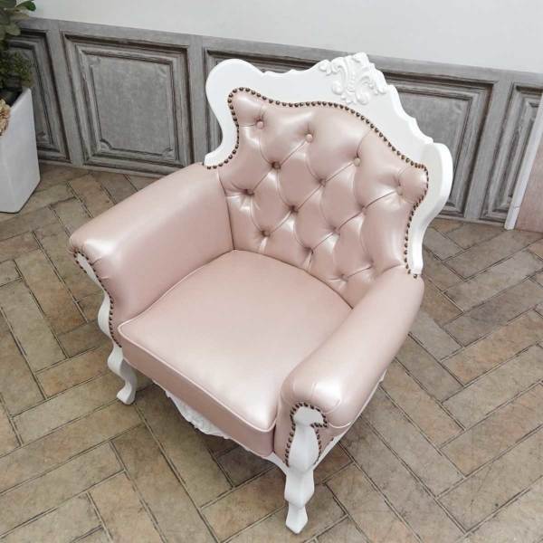 1人掛けソファ・アンティークテイスト E1166-1-18P9B 新着アンティーク